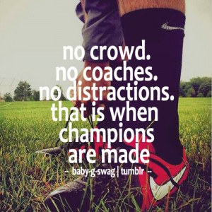 Noi Crowd No Coaches No Distraction That Is When Champions Are Made