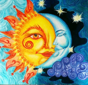 celestial | Sun ,Moon,and Stars.