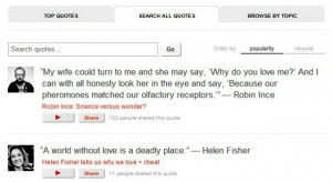 TED Quotes is a permanent feature, but TED plans to highlight specific ...