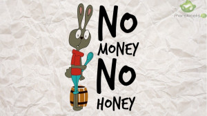 No Money no Honey t-shirt - Marskinelis.lt