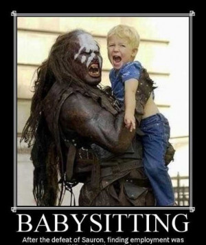 Man.... I'd really hate to call for a babysitter on Halloween Night ...