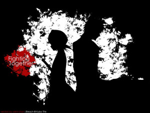 Bleach Ichigo Rukia Wallpaper Image
