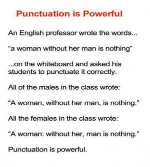 Punctuation is Powerful