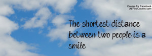 The shortest distance between two people Profile Facebook Covers