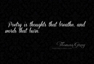 ... quotes #poetry #Black and White #quotes about poetry #Thomas Gray