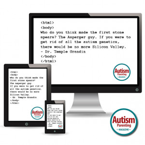 autism quote technology temple grandin