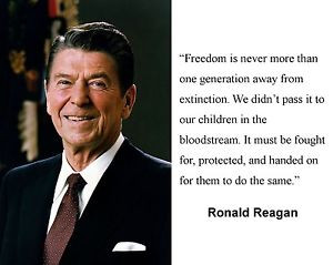 President-Ronald-Reagan-freedom-is-Quote-11-x-14-Photo-Poster-Picture ...