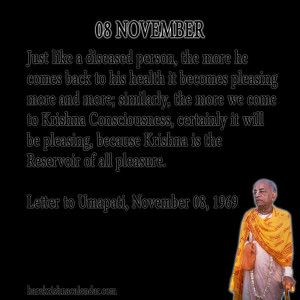 Srila Prabhupada Quotes For Month November 08