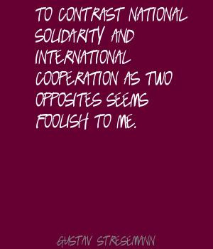 International Cooperation quote #2