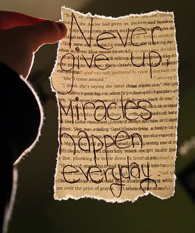 Never give up