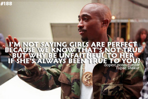 not saying girls are perfect because we know that's not true but ...