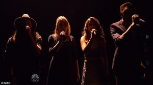 Group song: Jacquie brought back some of her favorite contestants for ...