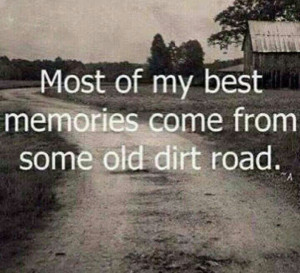 dirt roads