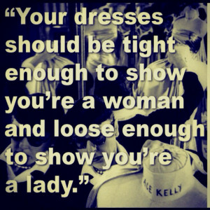 Grace Kelly quote.