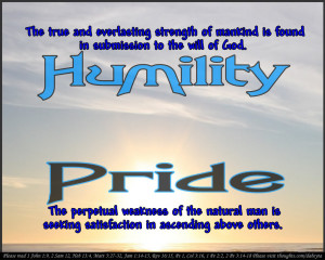 Humility Pride – Bible Quote