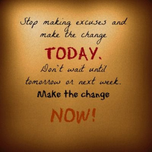 Make the change today.