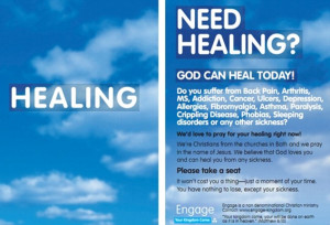 Advertising Standards Authority rules that God cannot heal the sick