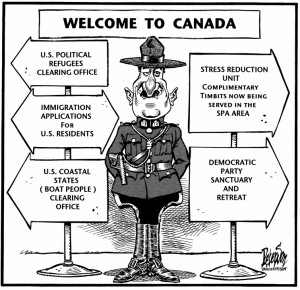 TO CANADA. U.S. POLITICAL REFUGEES CLEARING OFFICE. IMMIGRATION ...