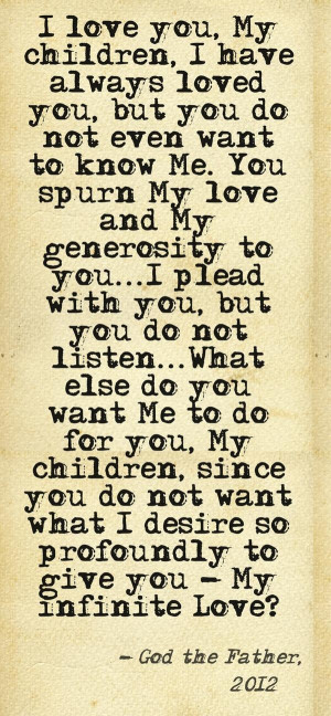 Quote from the Devotion to the Divine Heart of God the Father, 3rd ed ...