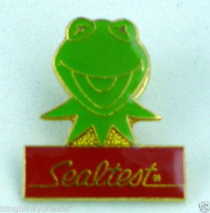 1989 Kermit the Frog Sealtest Ice Cream Pin