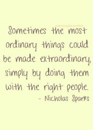Nicholas Sparks, The Lucky One - Sometimes the most ordinary things ...