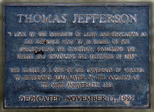 ... Jefferson Statue, College of William And Mary, Williamsburg, Virginia