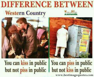 Title: Difference between Western Country and India …