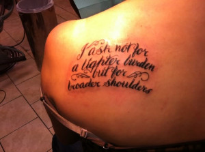 My future rib tattoo....which was delayed by bfp!