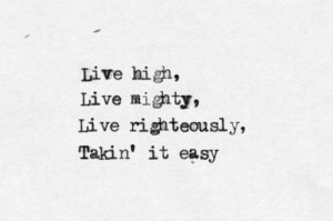 live high | live mighty | the virtual typewriter