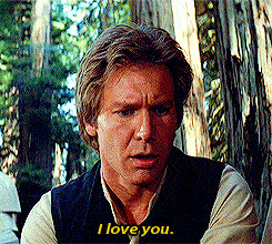 star wars Princess Leia Han Solo return of the jedi movie gifs empire ...