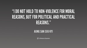 non violence is not inaction it is not