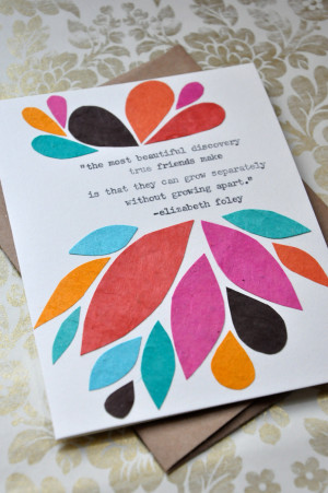 Friendship Quotes For Birthday Cards #1