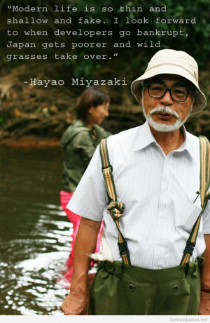 Hayao Miyazaki image asian quotes