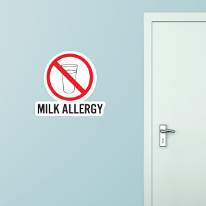 Milk Allergy Custom Wall Graphic