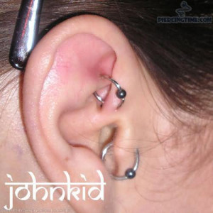 Ear Stretching Piercing For