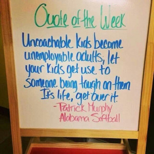 ... line...but great coaches make a world of difference to a child