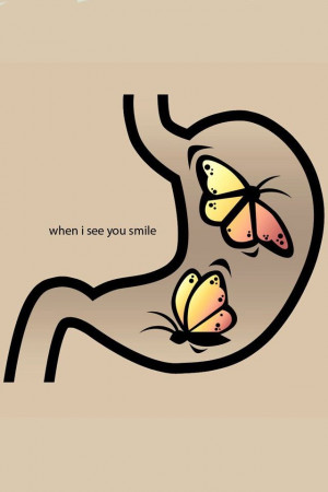 When I see you smile #Quote #butterflies