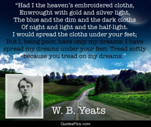 dreams poetry w b yeats yeats post navigation
