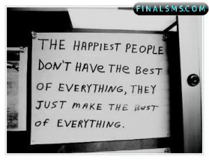 The Happiest People Don Have
