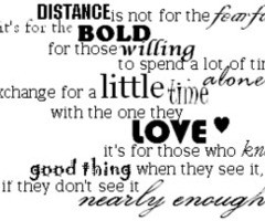 long distance relationship love quote | Miss You Graphics | Love