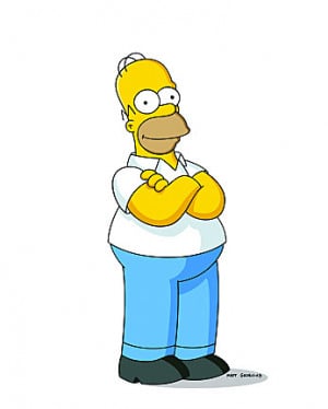 Homer Simpson Cartoon Characters