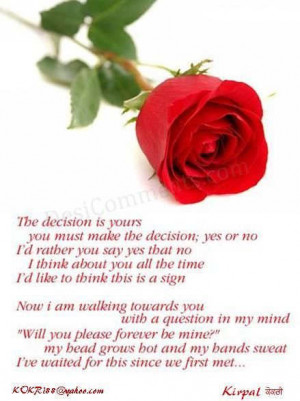Will You Be Mine Quotes