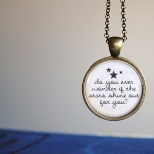 Ed Sheeran Musical Quote Autumn Leaves Beautiful Necklace