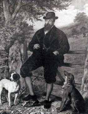 152D Red Decoy Dog with Pointer, by Shuckard, 1872