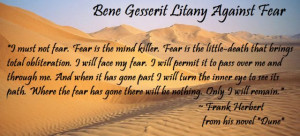 Bene Gesserit Litany Against Fear