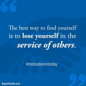 ... in the service of others. | inspirational-quotes #motivation #quotes