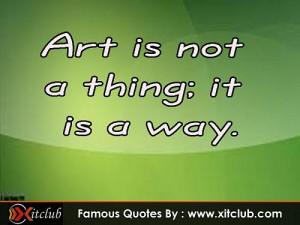 You Are Currently Browsing 15 Most Famous Art Quotes