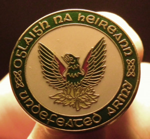 An IRA badge - the Phoenix is frequently used to symbolize the origins ...