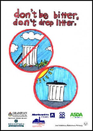 anti litter posters