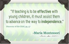 Maria Montessori Quote